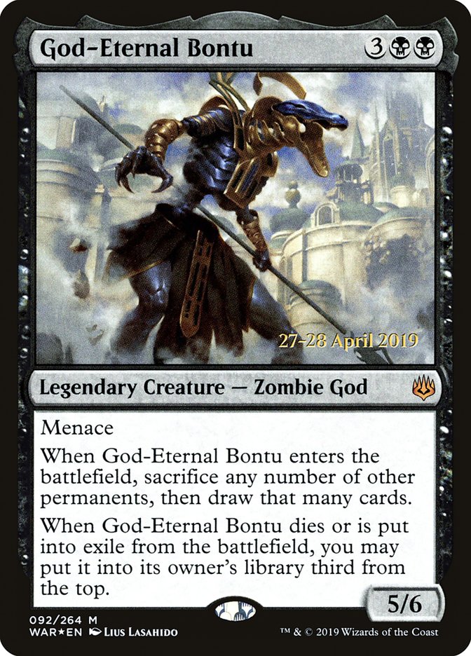 God-Eternal Bontu [War of the Spark Prerelease Promos] | Card Merchant Takapuna