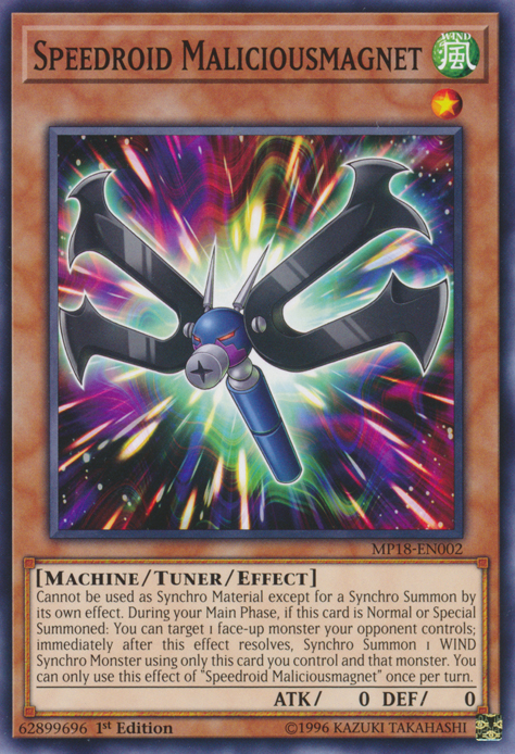 Speedroid Maliciousmagnet [MP18-EN002] Common | Card Merchant Takapuna