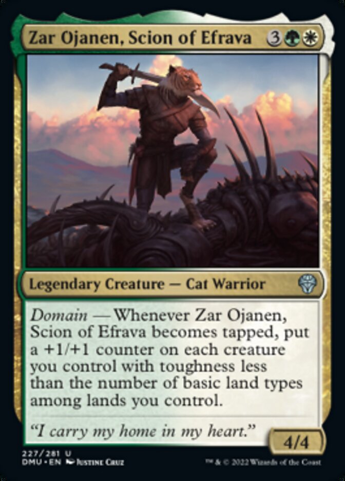 Zar Ojanen, Scion of Efrava [Dominaria United] | Card Merchant Takapuna