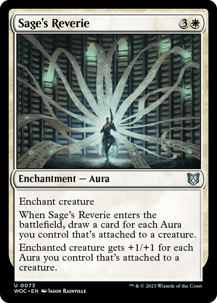 Sage's Reverie [Wilds of Eldraine Commander] | Card Merchant Takapuna