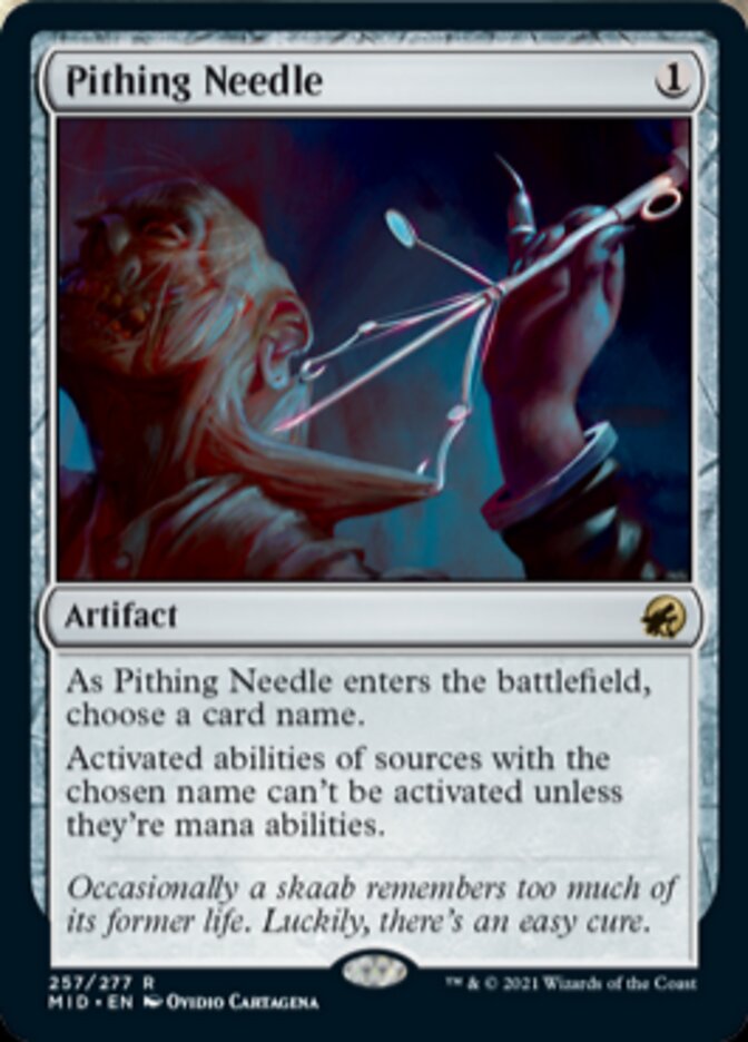 Pithing Needle [Innistrad: Midnight Hunt] | Card Merchant Takapuna