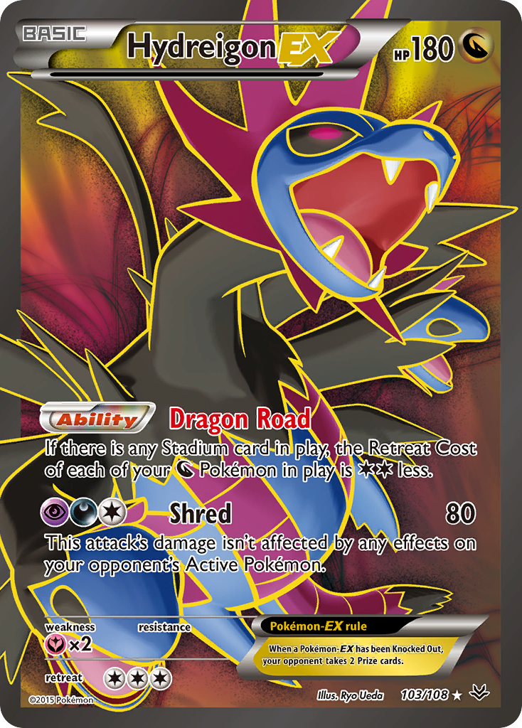 Hydreigon EX (103/108) [XY: Roaring Skies] | Card Merchant Takapuna