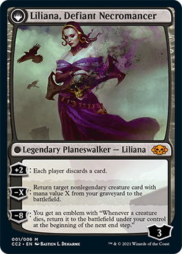 Liliana, Heretical Healer // Liliana, Defiant Necromancer [Commander Collection: Black] | Card Merchant Takapuna