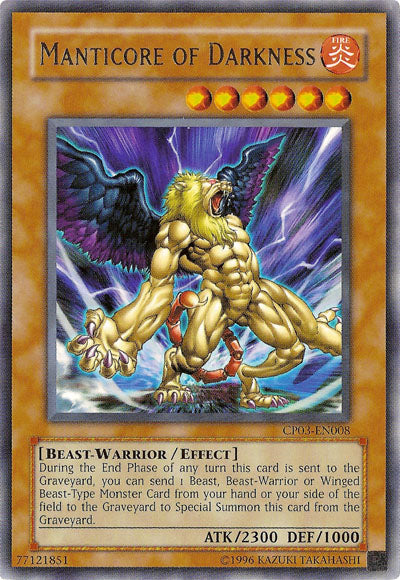 Manticore of Darkness [CP03-EN008] Rare | Card Merchant Takapuna