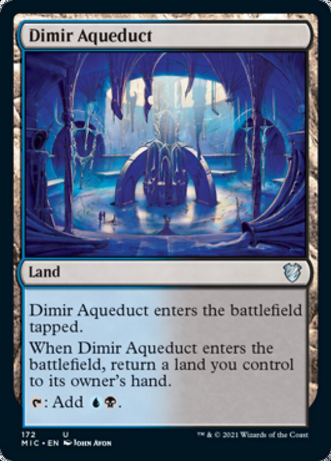 Dimir Aqueduct [Innistrad: Midnight Hunt Commander] | Card Merchant Takapuna