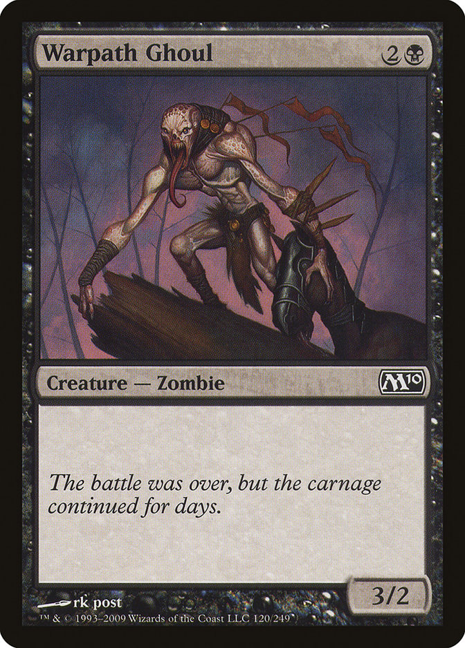 Warpath Ghoul [Magic 2010] | Card Merchant Takapuna