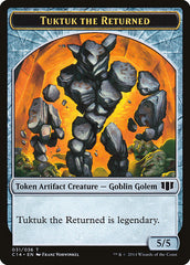 Daretti, Scrap Savant Emblem // Tuktuk the Returned Double-Sided Token [Commander 2014 Tokens] | Card Merchant Takapuna