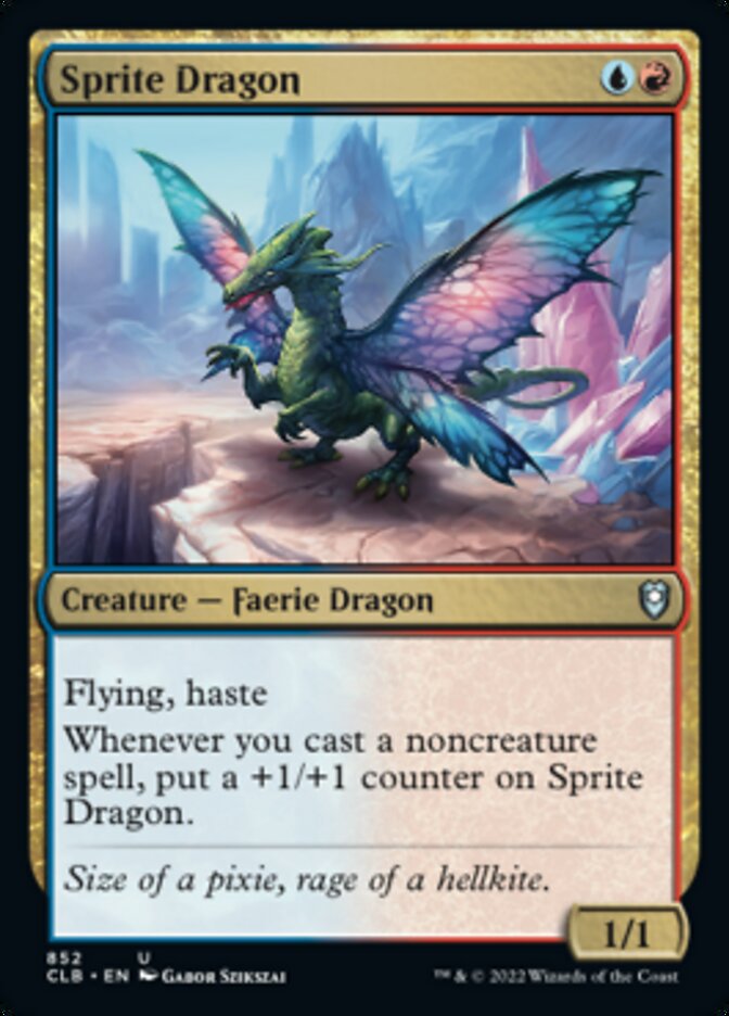 Sprite Dragon [Commander Legends: Battle for Baldur's Gate] | Card Merchant Takapuna