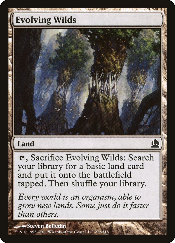 Evolving Wilds [Commander 2011] | Card Merchant Takapuna