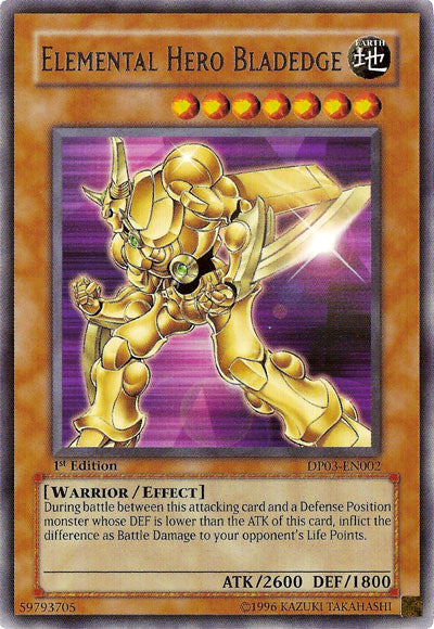 Elemental Hero Bladedge [DP03-EN002] Rare | Card Merchant Takapuna