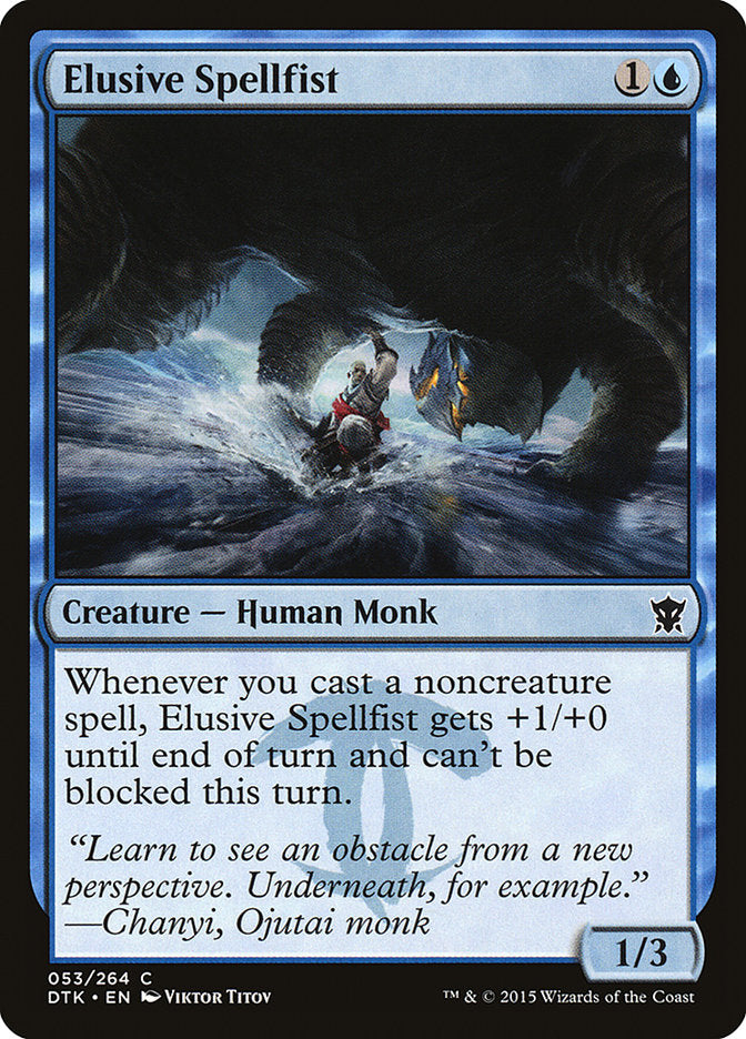 Elusive Spellfist [Dragons of Tarkir] | Card Merchant Takapuna