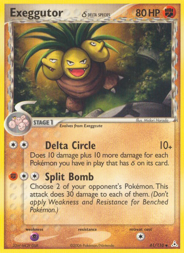 Exeggutor (41/110) (Delta Species) [EX: Holon Phantoms] | Card Merchant Takapuna