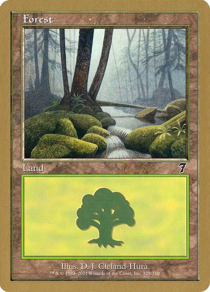 Forest (jt328) (Jan Tomcani) [World Championship Decks 2001] | Card Merchant Takapuna