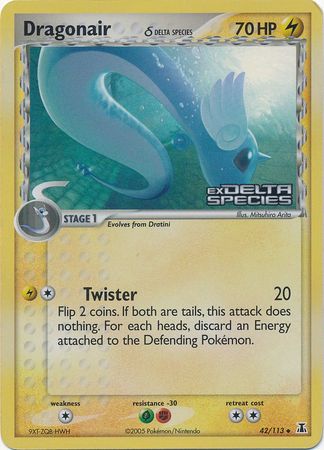 Dragonair (42/113) (Delta Species) (Stamped) [EX: Delta Species] | Card Merchant Takapuna