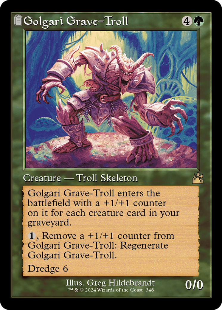 Golgari Grave-Troll (Retro Frame) [Ravnica Remastered] | Card Merchant Takapuna