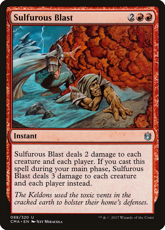 Sulfurous Blast [Commander Anthology] | Card Merchant Takapuna