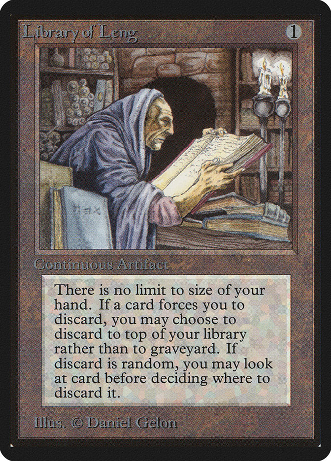 Library of Leng [Beta Edition] | Card Merchant Takapuna