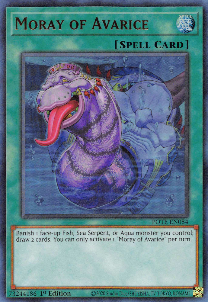 Moray of Avarice [POTE-EN084] Ultra Rare | Card Merchant Takapuna