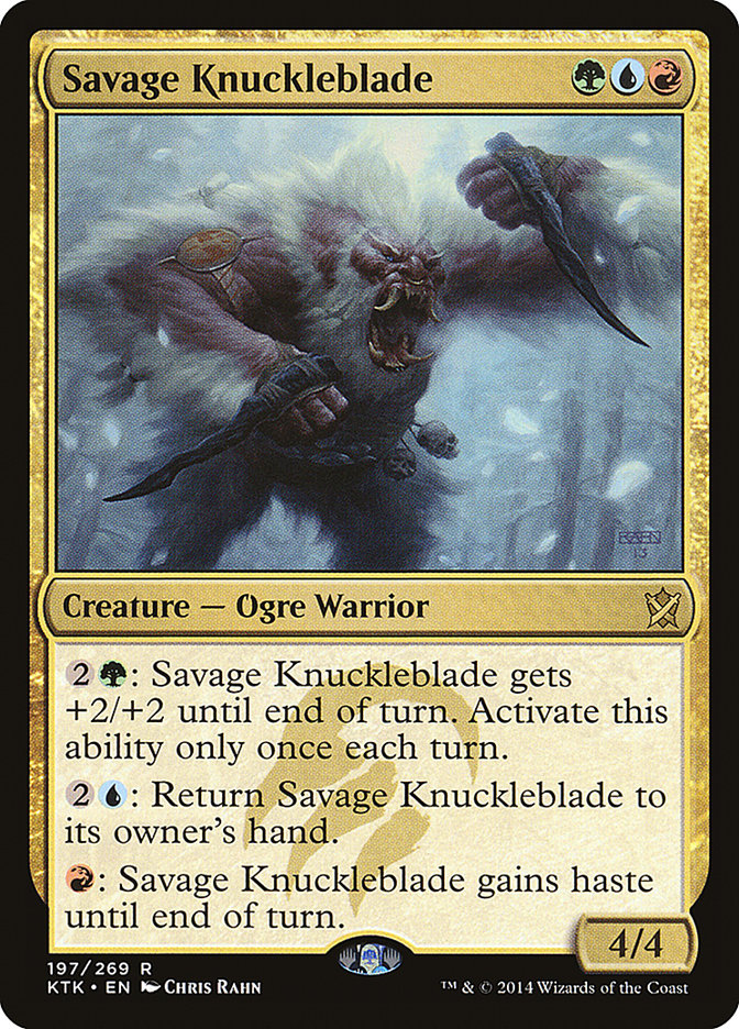 Savage Knuckleblade [Khans of Tarkir] | Card Merchant Takapuna