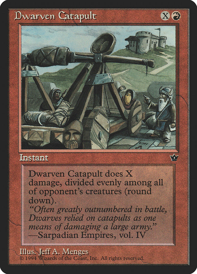 Dwarven Catapult [Fallen Empires] | Card Merchant Takapuna