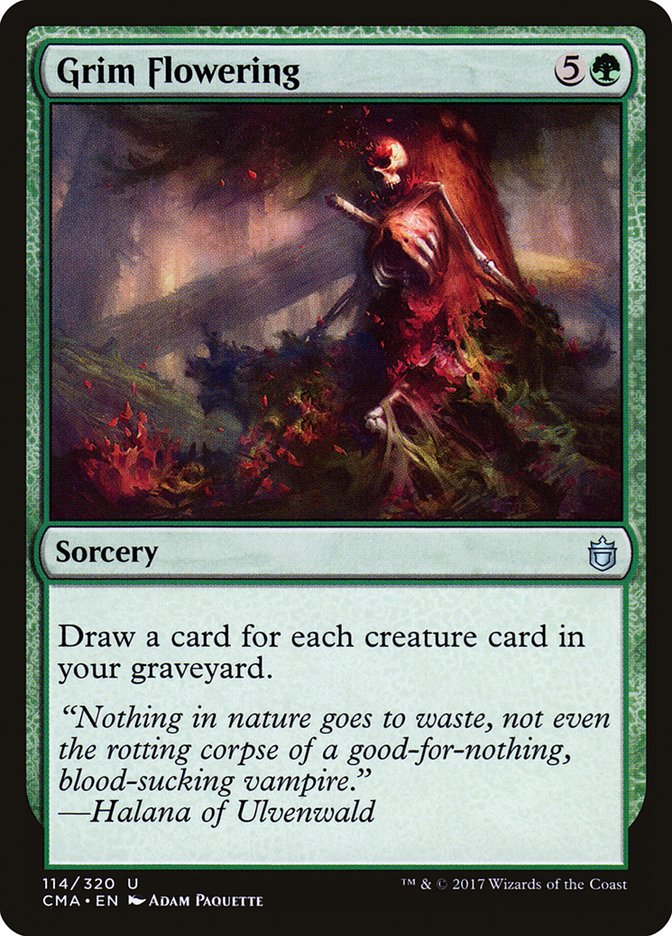 Grim Flowering [Commander Anthology] | Card Merchant Takapuna