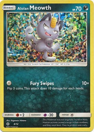 Alolan Meowth (8/12) [McDonald's Promos: 2017 Collection] | Card Merchant Takapuna