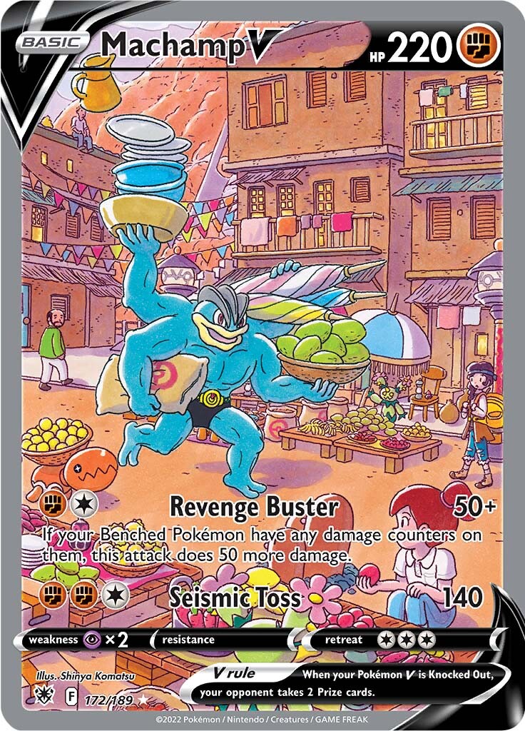 Machamp V (172/189) [Sword & Shield: Astral Radiance] | Card Merchant Takapuna