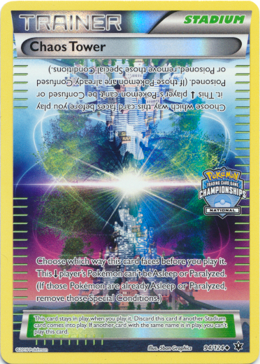 Chaos Tower (94/124) (National Championship Promo) [XY: Fates Collide] | Card Merchant Takapuna