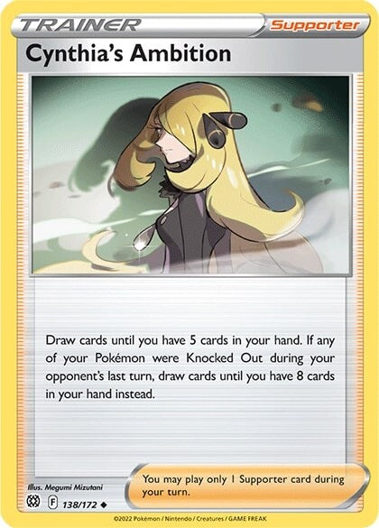 Cynthia's Ambition (138/172) [Sword & Shield: Brilliant Stars] | Card Merchant Takapuna