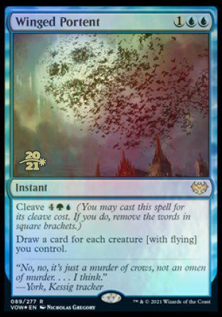 Winged Portent [Innistrad: Crimson Vow Prerelease Promos] | Card Merchant Takapuna