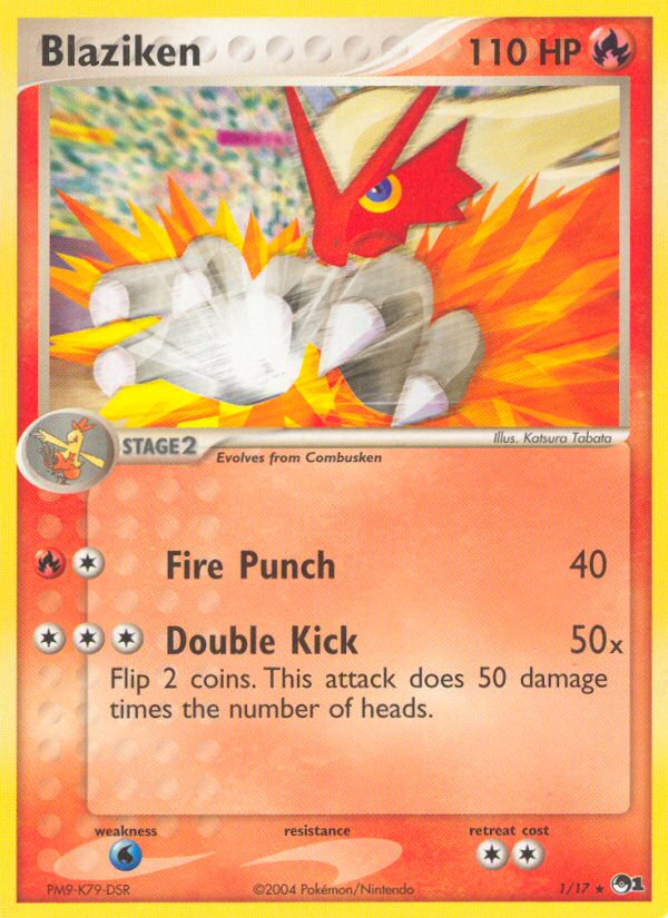 Blaziken (1/17) [POP Series 1] | Card Merchant Takapuna