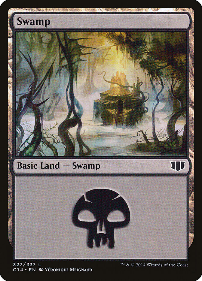 Swamp (327) [Commander 2014] | Card Merchant Takapuna