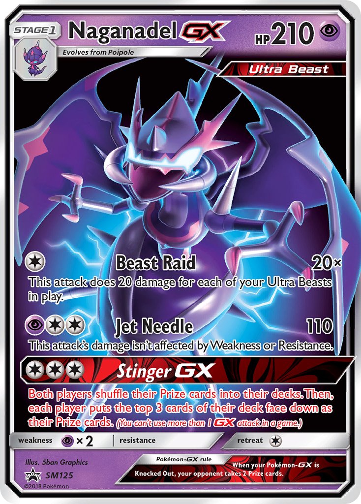 Naganadel GX (SM125) [Sun & Moon: Black Star Promos] | Card Merchant Takapuna