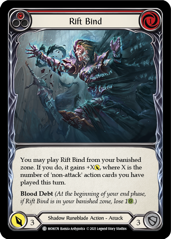 Rift Bind (Red) [MON174] (Monarch)  1st Edition Normal | Card Merchant Takapuna