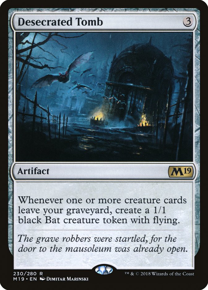 Desecrated Tomb [Core Set 2019] | Card Merchant Takapuna