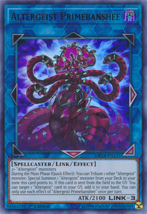 Altergeist Primebanshee [MP18-EN135] Ultra Rare | Card Merchant Takapuna