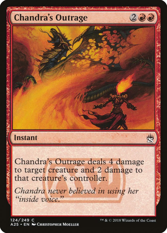 Chandra's Outrage [Masters 25] | Card Merchant Takapuna