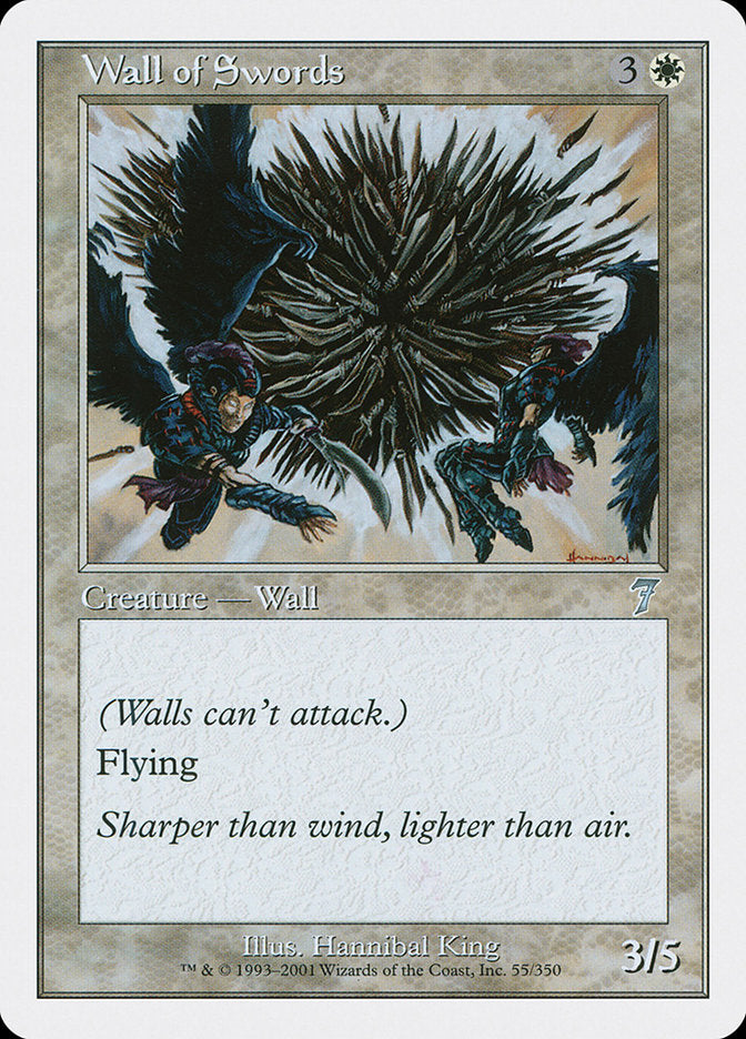 Wall of Swords [Seventh Edition] | Card Merchant Takapuna