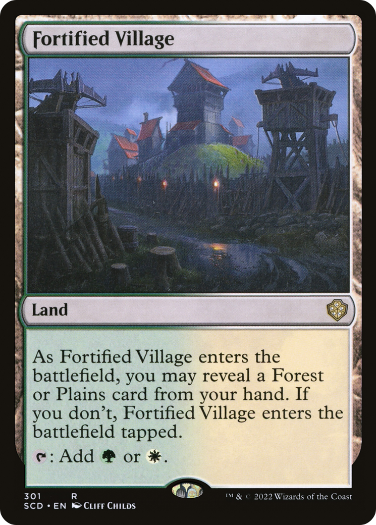 Fortified Village [Starter Commander Decks] | Card Merchant Takapuna