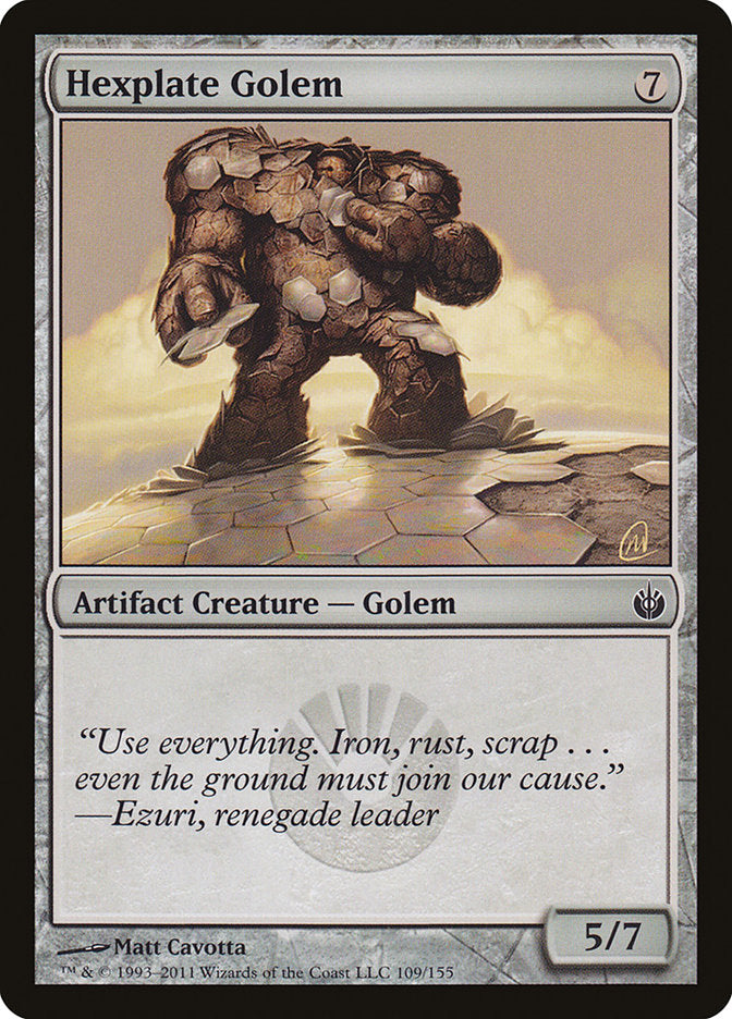 Hexplate Golem [Mirrodin Besieged] | Card Merchant Takapuna