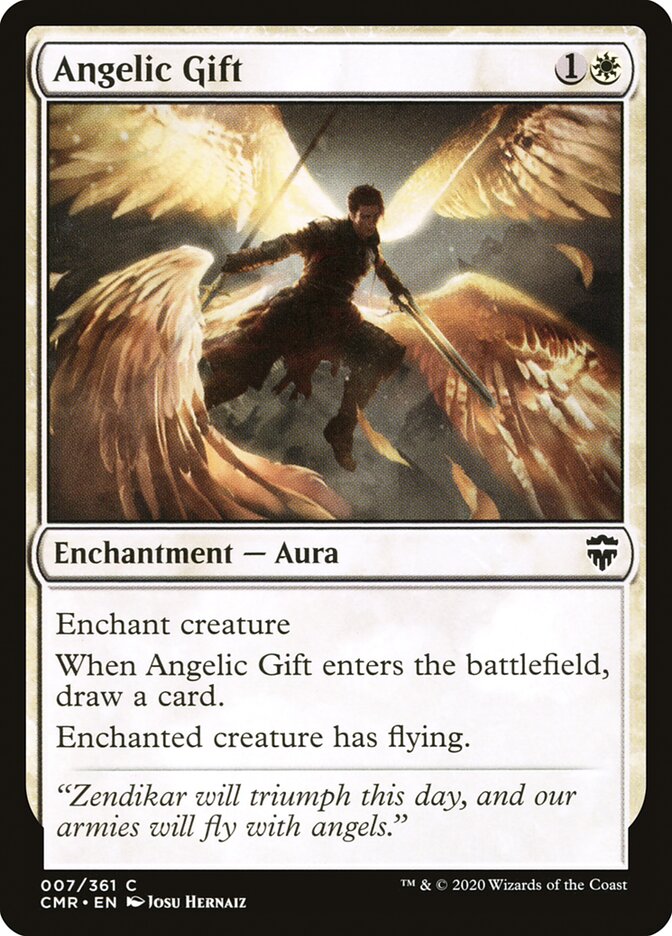 Angelic Gift [Commander Legends] | Card Merchant Takapuna