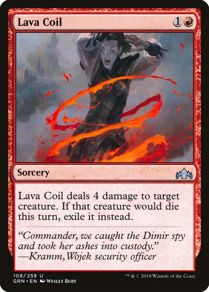 Lava Coil [Guilds of Ravnica] | Card Merchant Takapuna