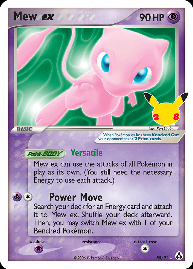 Mew ex (88/92) [Celebrations: 25th Anniversary - Classic Collection] | Card Merchant Takapuna