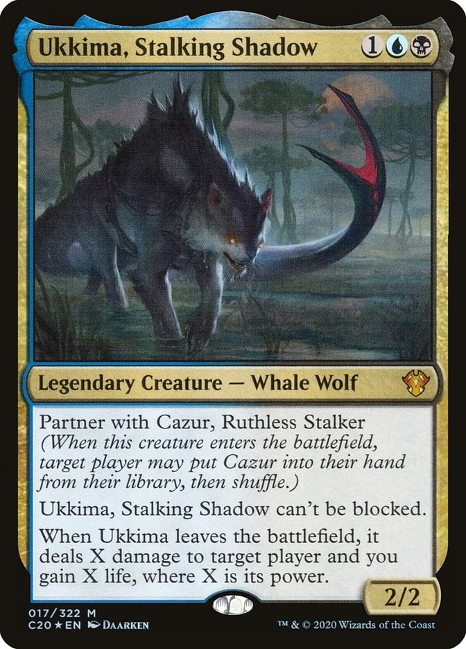 Ukkima, Stalking Shadow [Commander 2020] | Card Merchant Takapuna