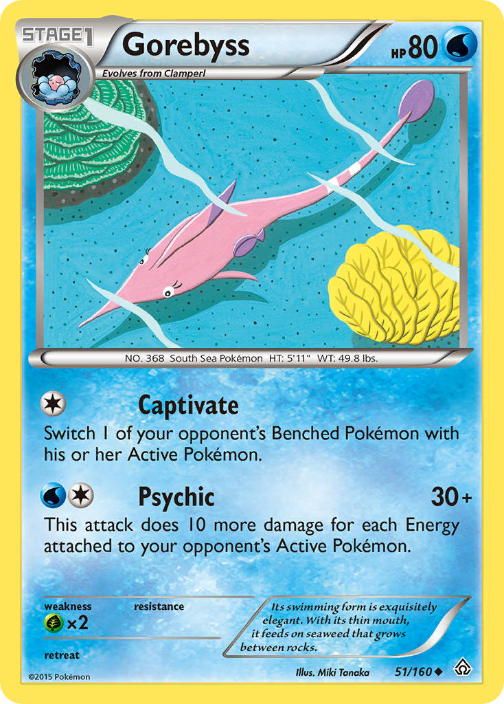 Gorebyss (51/160) [XY: Primal Clash] | Card Merchant Takapuna