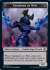 Eldrazi // Champion of Wits Double-Sided Token [Commander 2021 Tokens] | Card Merchant Takapuna