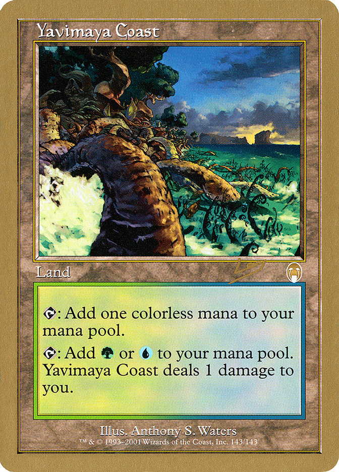 Yavimaya Coast (Raphael Levy) [World Championship Decks 2002] | Card Merchant Takapuna