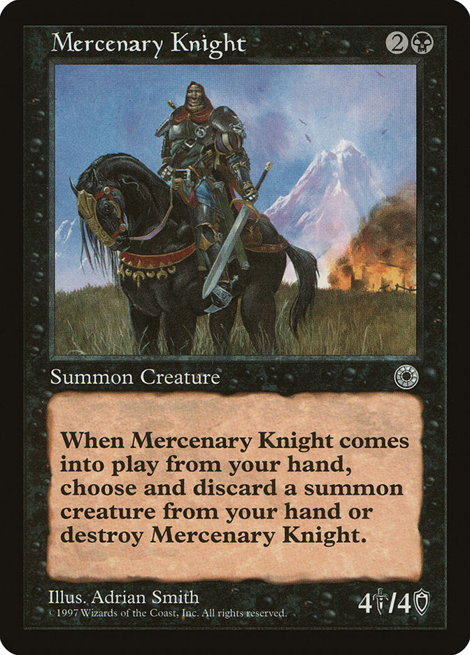 Mercenary Knight [Portal] | Card Merchant Takapuna