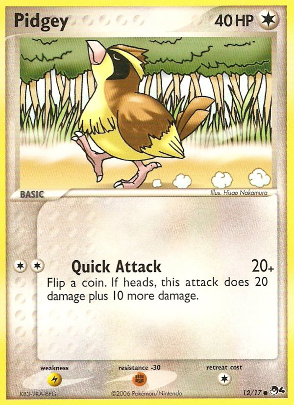 Pidgey (12/17) [POP Series 4] | Card Merchant Takapuna