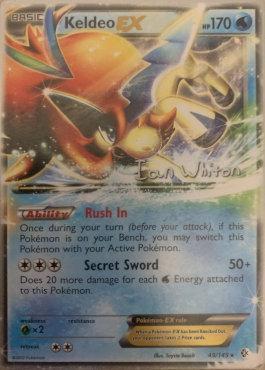 Keldeo EX (49/149) (American Gothic - Ian Whiton) [World Championships 2013] | Card Merchant Takapuna